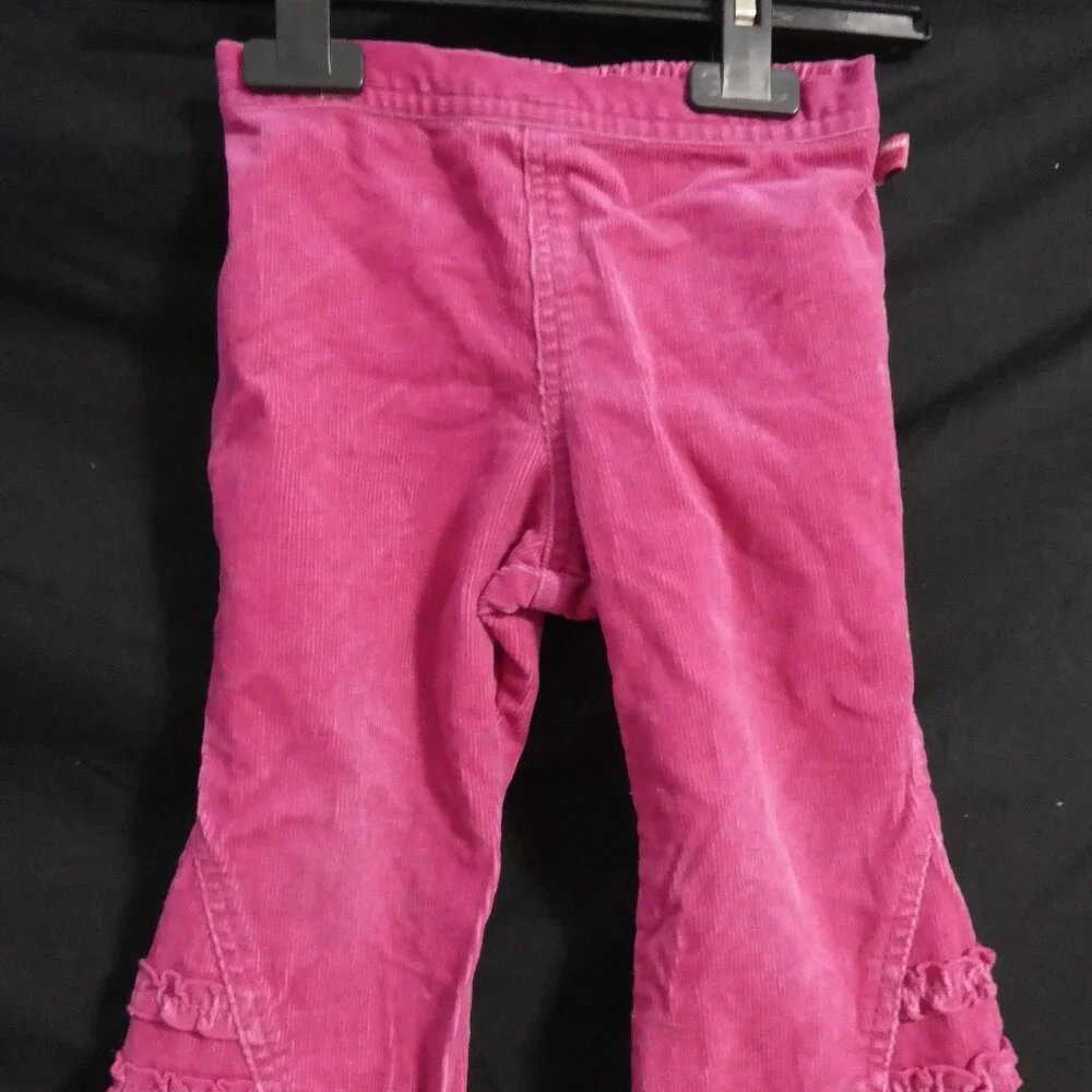 THE CHILDREN'S PLACE - Stretch | 24 months | Pink Corduroy Pants W/ Ruffles - Picture 6 of 16